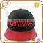 Promotion cheap metal plate corduroy snakeskin snapback hat wholesale