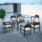 Modern style woven outdoor rectangle handmade table furniture