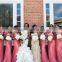 (MY2983) MARRY YOU Cap Sleeve Peach Sequins Bling Bridesmaid Dress