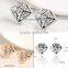 Elegant Fashion Silver Women Crystal Rhinestone Ear Stud Earring                        
                                                Quality Choice