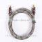 Wholesale golden plated alloy digital audio Optical Toslink cable 1M