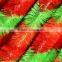 strip design plush fabric