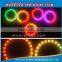 SMD5050 ws2812b addressable rgb led pixel ring aluminium LED Hula Hoops