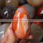 bulk of hand carved natural polished agate eggs