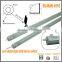 Diffuse PC cover,ressessed in installation,aluminum profile 12-Inch Led cabinet light use for decrating