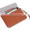 PU Leather Envelope Pouch for Tablet with Stand and Strap Universal Design