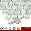 IMARK 3D Inkjet Printing Comment tiles in 2" Hexagonal Glass Mosaic Tile CODE IH6-009