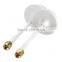 50 Ohm 5.8 GHz Cloverleaf Whip Antenna / Skew Planar antennas