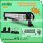 9000LM IP67 120w Watt high power led Chip osram 4d led light bar offroad 6000k LED Light Bar For Truck and Boat