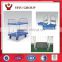 High quality vertical two front door collapsible logistics trolley, hand push moving cart made in china