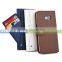 New arrival card slots /card holder leather stand case for samsung s7 edge