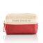 canvas cosmetic zip pouch