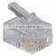 network transparent Crystal head,cat6 rj45 connector,Crystal head for Cat6