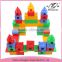 Plastic building preschool cheap kids play block toy