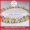 Golden aura 6mm gems With facetted crystals, all types of beads, women bracelet, beads, Japanese bracelete, golden aura