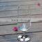 Glassware supply fashion innovative funny beer glass cheap handmade lead free clear crystal beer glass gold rim drinking gold