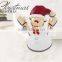 41*36mm Wholesale alibaba express Christmas decoration Father Christmas brooch Crystal Christmas Gift brooch for children