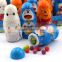 Winnie Bear, Hello Kitty, Doraemon and Baymax Cartoon Bottle Candy Toy