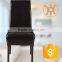 HC-D002 black classical leather wood dining chair made in china