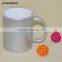 Sunmeta 11oz sublimation coated heat press mug, silver heat press mug