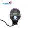 Hot sale Bicycle Bike Light Head lamp D008, 2000LM 8.4v bicycle flash light , led bike light set rechargeable 18650 battery .