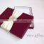 Gorgeous Burgundy wedding invitation boxes