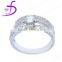 Man-made gemstone inlay 925 silver wonder women ring
