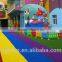 Good quality 25mm height artificial rainbow grass turf wall for kindergarten
