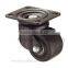 Black Nylon Wheel Low Gravity Plate Swivel Industrial Caster