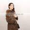 Fashion genuine knitted mink fur coat for women MC01