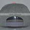Guangzhou hat factory professional custom 100% cotton/light grey and pink/embroidery logo/flat brim hat