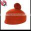 wool felt latest trendy designer girls visor hats caps pompom on top