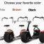 2016 fashion Harley Electric citycoco With Big Motorcycle Wheel
