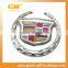 Zinc alloy custom engraved metal furniture label with enamel