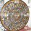 Semi Precious Black Marble Stone Inlay Dining Table Top