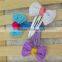 Bobby Pin with Bow for Girls Hair Clips Children Hair Accessories Girls Bobby Pin with Flowers 10colors IN STOCK