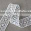 unexceptionable 3.5cm in white color crochet lace trim embroidery polyester lace trim indian saree border lace trim