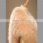 High quality fashion top grade pink turkey fur vest