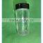 3oz Shaker Shaker Shaker Round Shaped White Glass Salt Empty Bottle With Sieve and PP Lid