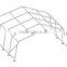 Pvc Shed Fabric Tent Two Car Garage Steel Carport