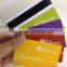 Frosted pvc magnetic stripe transparent plastic card