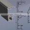 China aluminum factory high quality aluminum extrusion profile for picture frame led light box