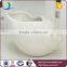 Yongsheng Embossed White Shell Shape Ceramic Candle Holder For Decoration