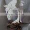 white resin horse sculpture artificial animal head horse head statue