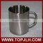 Top selling sublimation manufacturer stainless steel metal water mug