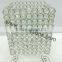 Crystal beaded votive/Decorative tea light votive/Round shape tea light votives