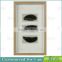 Shadow Box Picture Frame with Colorful Natural Agate Stone