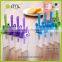 4 set Diy cartoon style plastic ice cream mold and juice mould with print logo