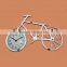 Metal bicycle wall clock