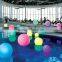 Large Clear Plastic Balls / LED Glow Swimming Pool Ball with Size 24''